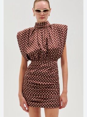 Ronny Kobo Antares Dress poka dots small